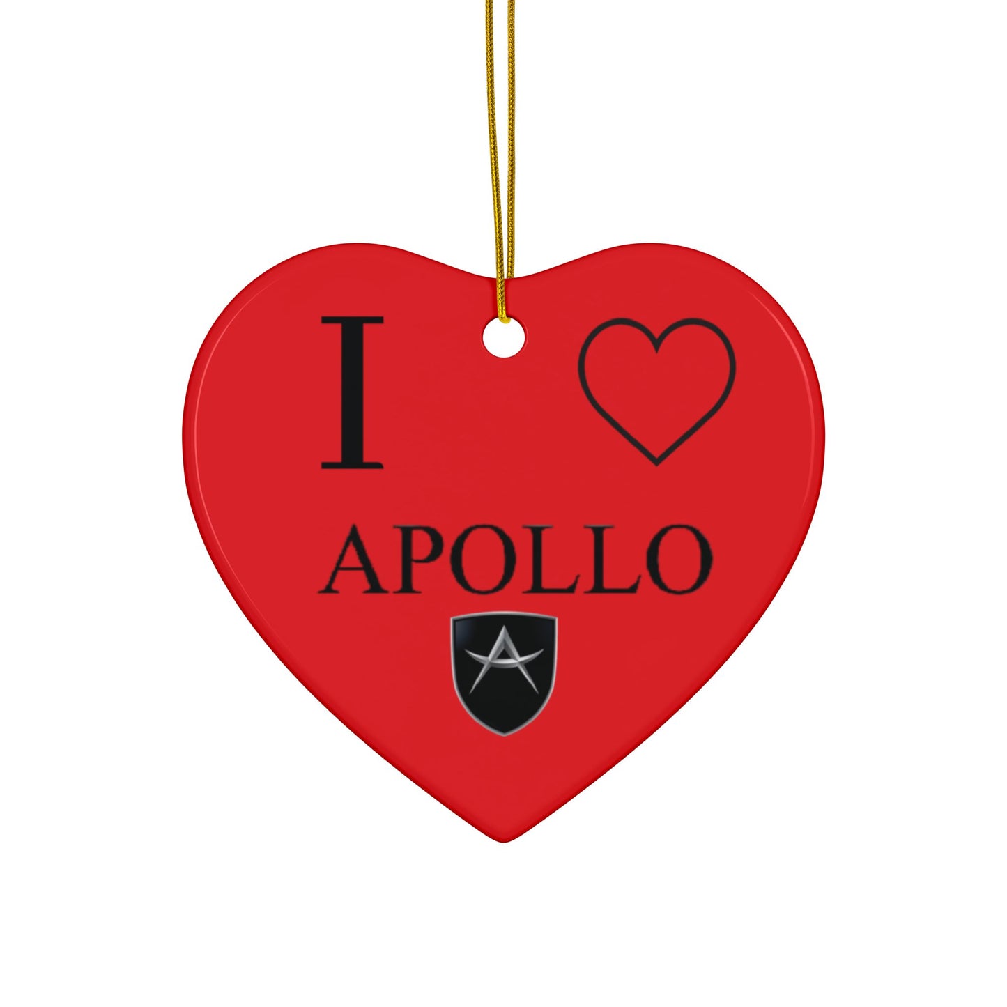 Apollo Ceramic Ornaments, 2-Side Print, (1pc, 3pcs, 5pcs, 10pcs)