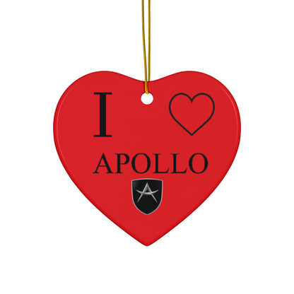 Apollo Ceramic Ornaments, 2-Side Print, (1pc, 3pcs, 5pcs, 10pcs)