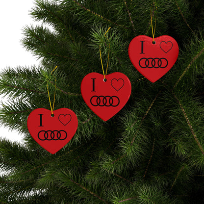 Audi Ceramic Ornaments, 2-Side Print, (1pc, 3pcs, 5pcs, 10pcs)